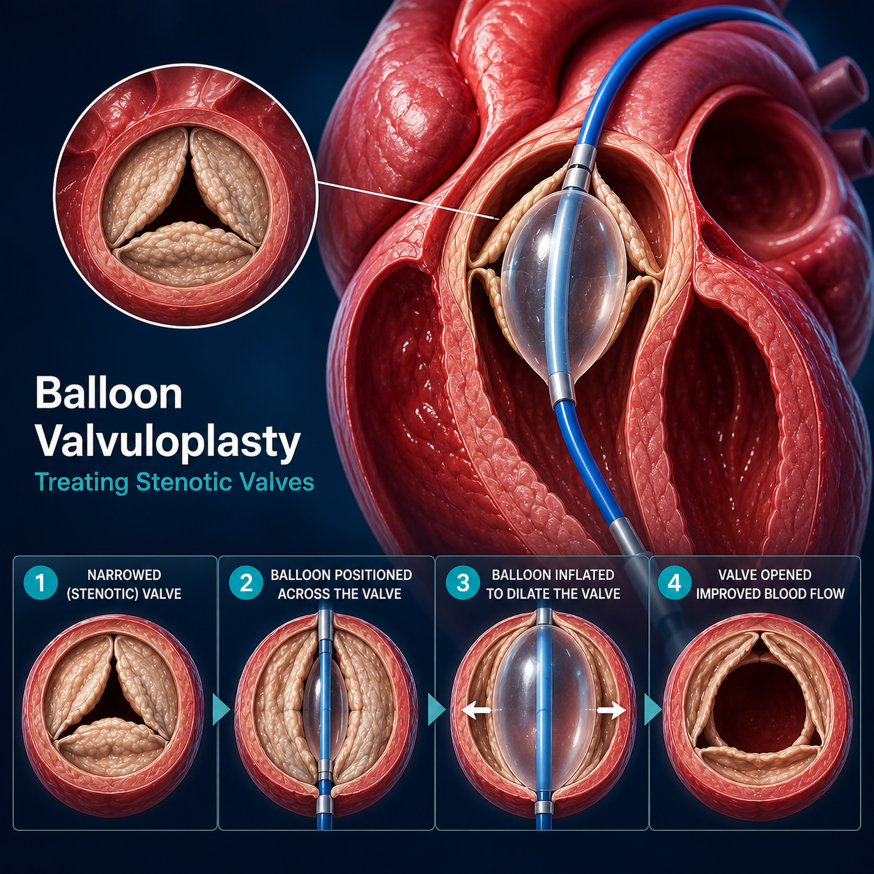 Balloon Dilatation of Stenotic​